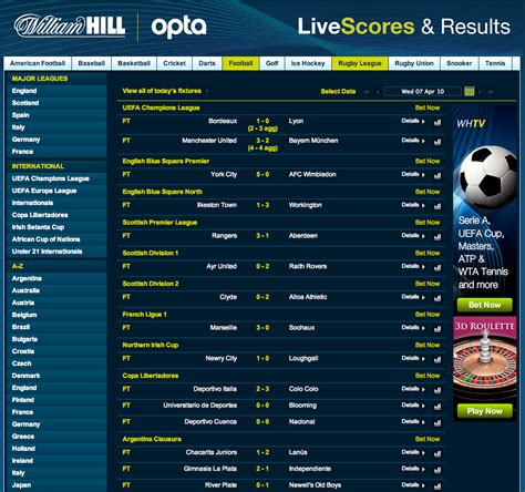 Live Scores online .